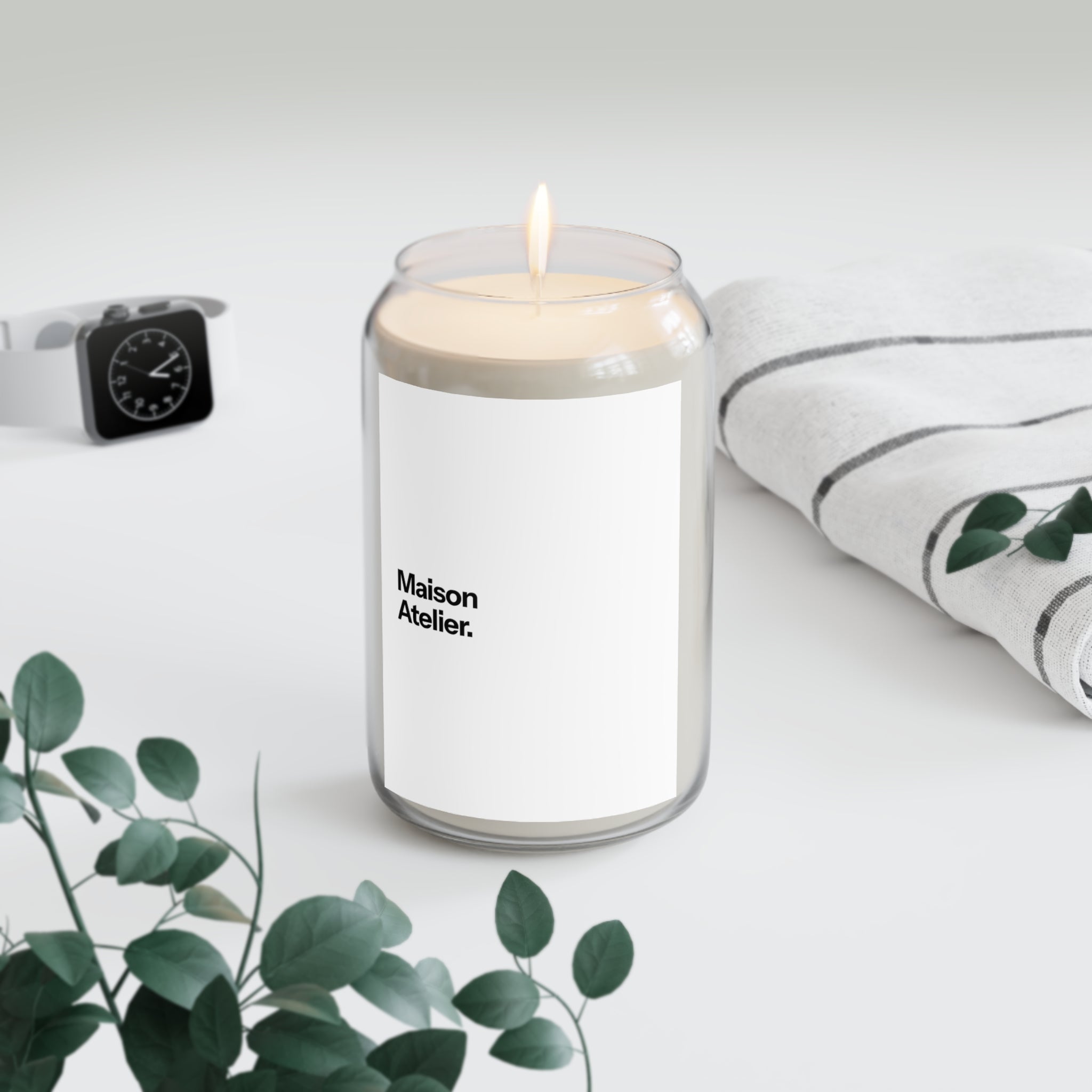 Maison Atelier. Scented Soy Candle 13.75oz — Minimal Luxury Home Fragrance