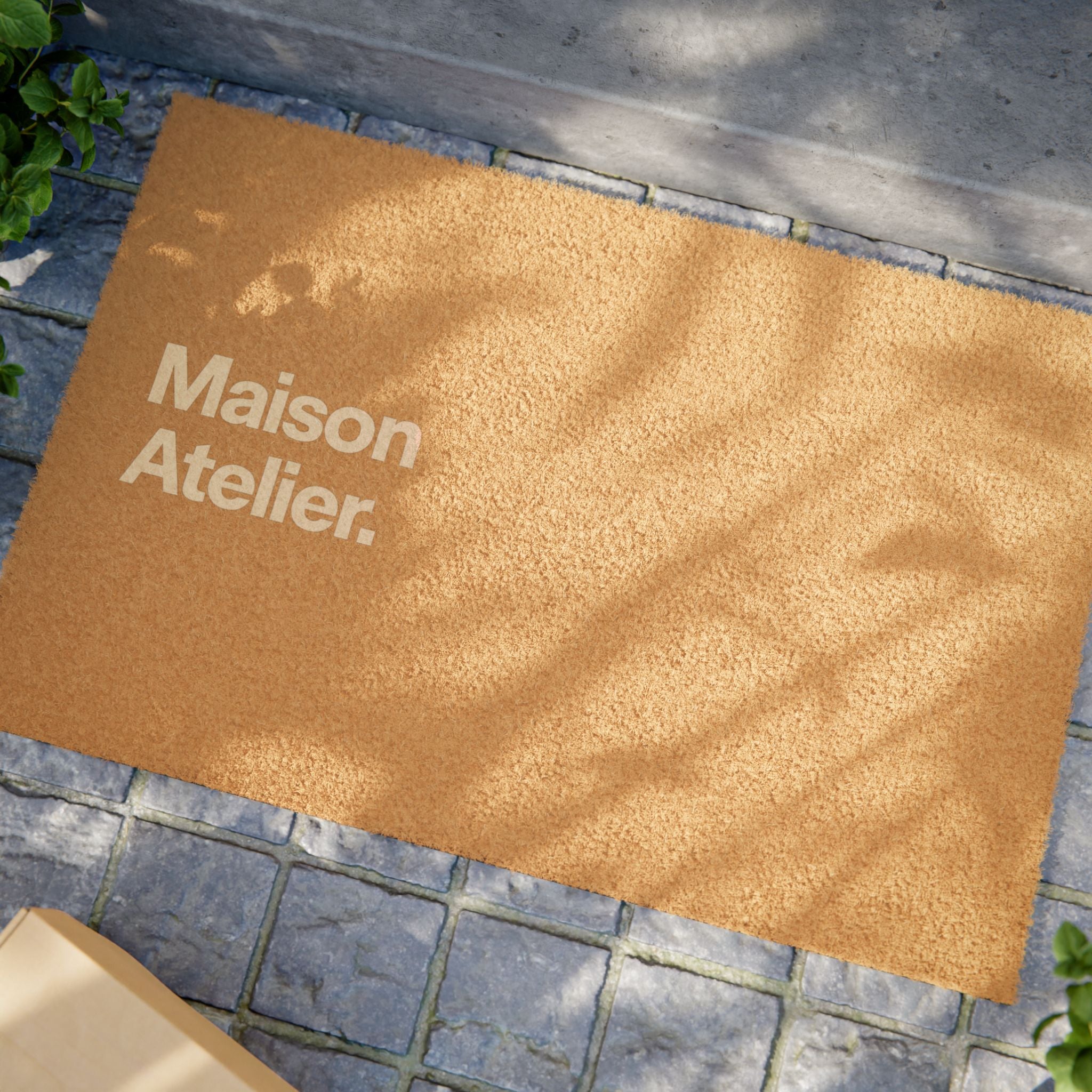 Maison Atelier Doormat — Minimalist Natural Coir Welcome Mat