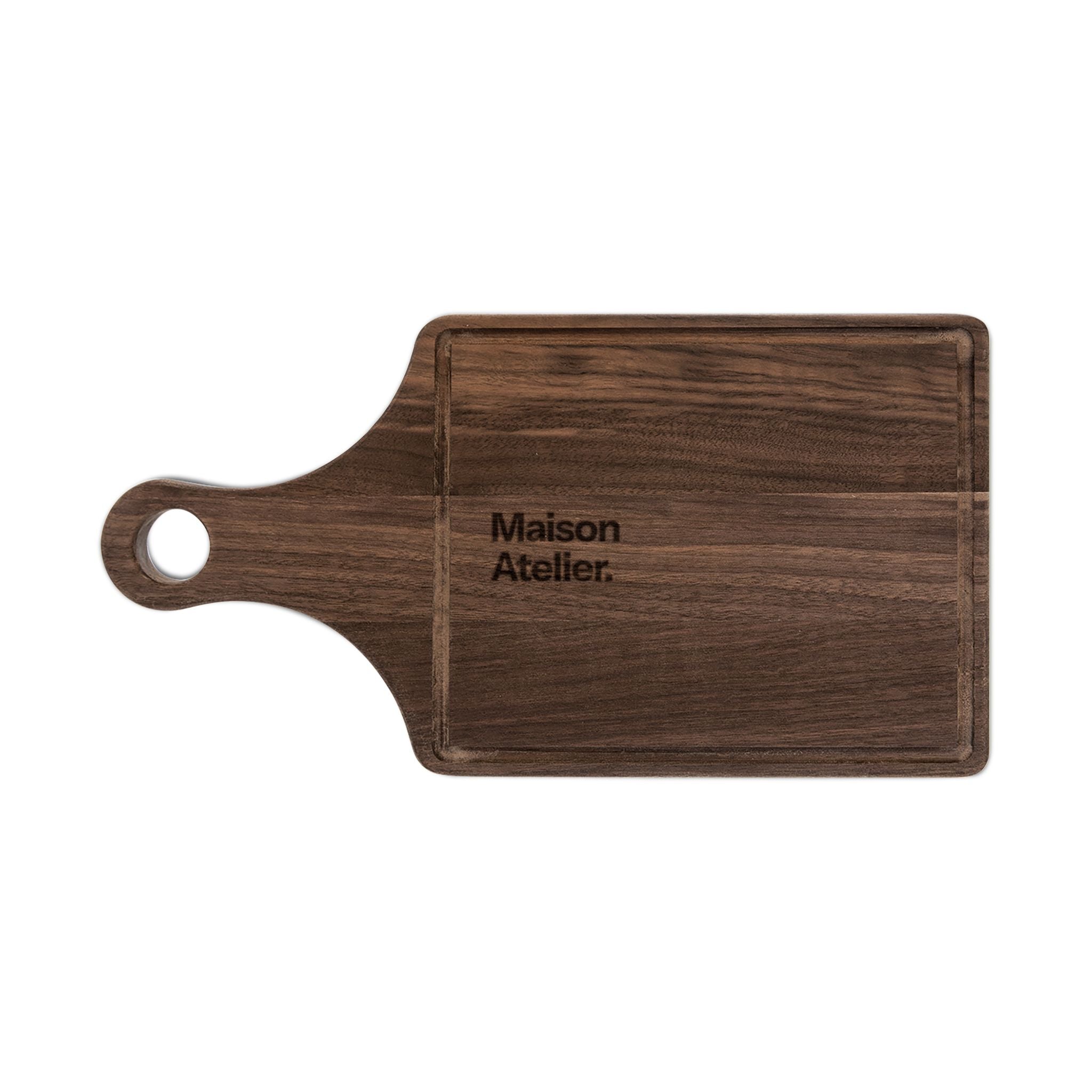 Maison Atelier. Engraved Maple Cutting Board — 'Maison Atelier' Wooden Serving & Prep Board