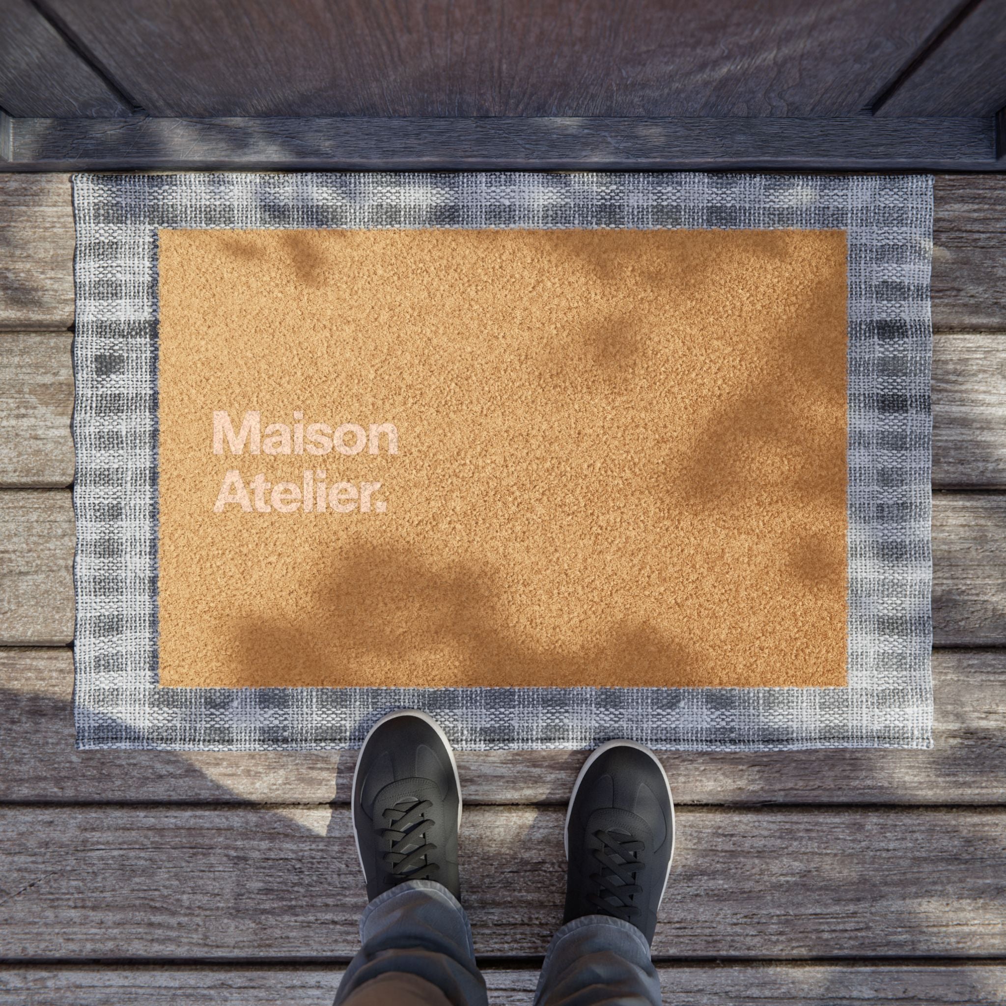 Maison Atelier Doormat — Minimalist Natural Coir Welcome Mat