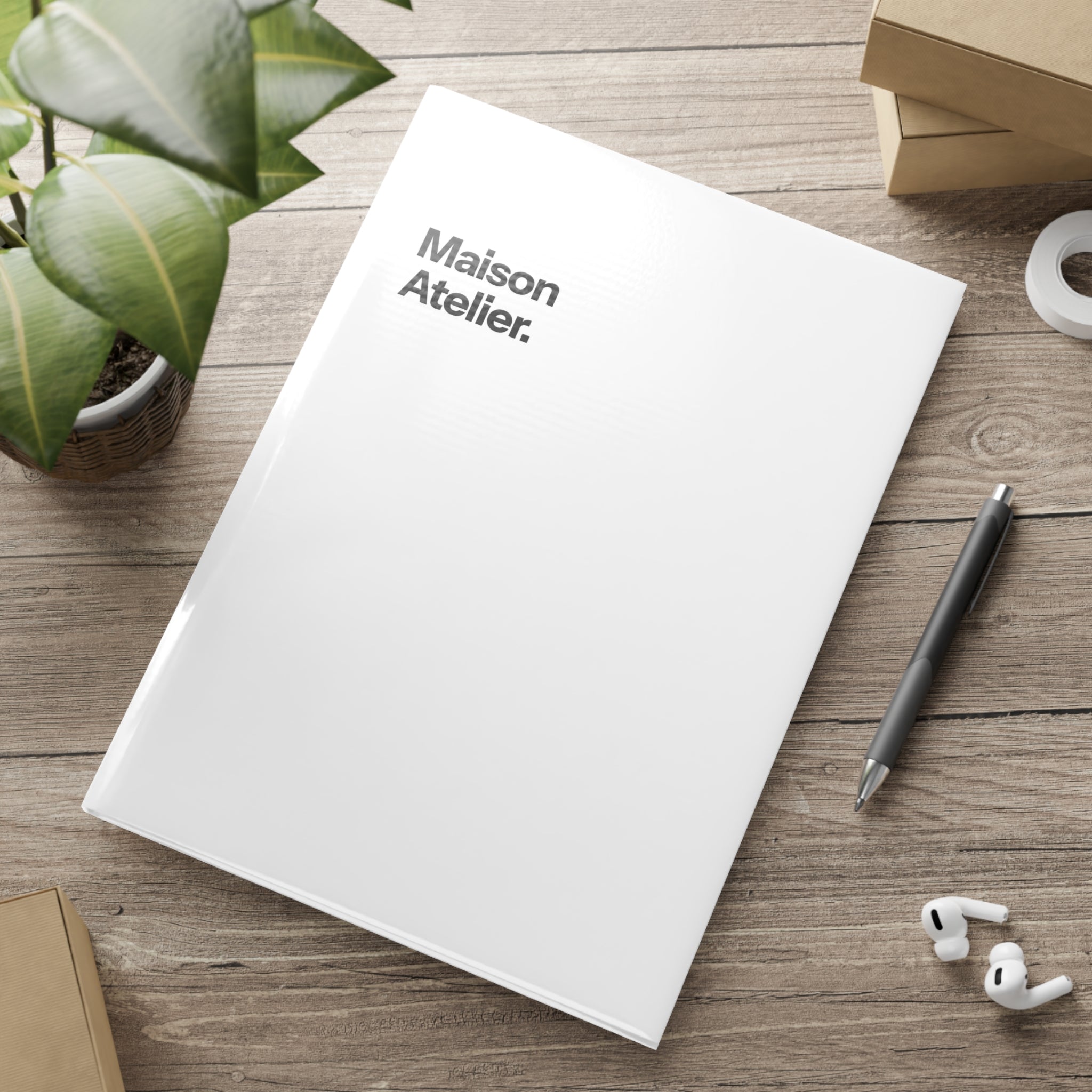 Maison Atelier Hardcover Notebook — Puffy-Cover Journal