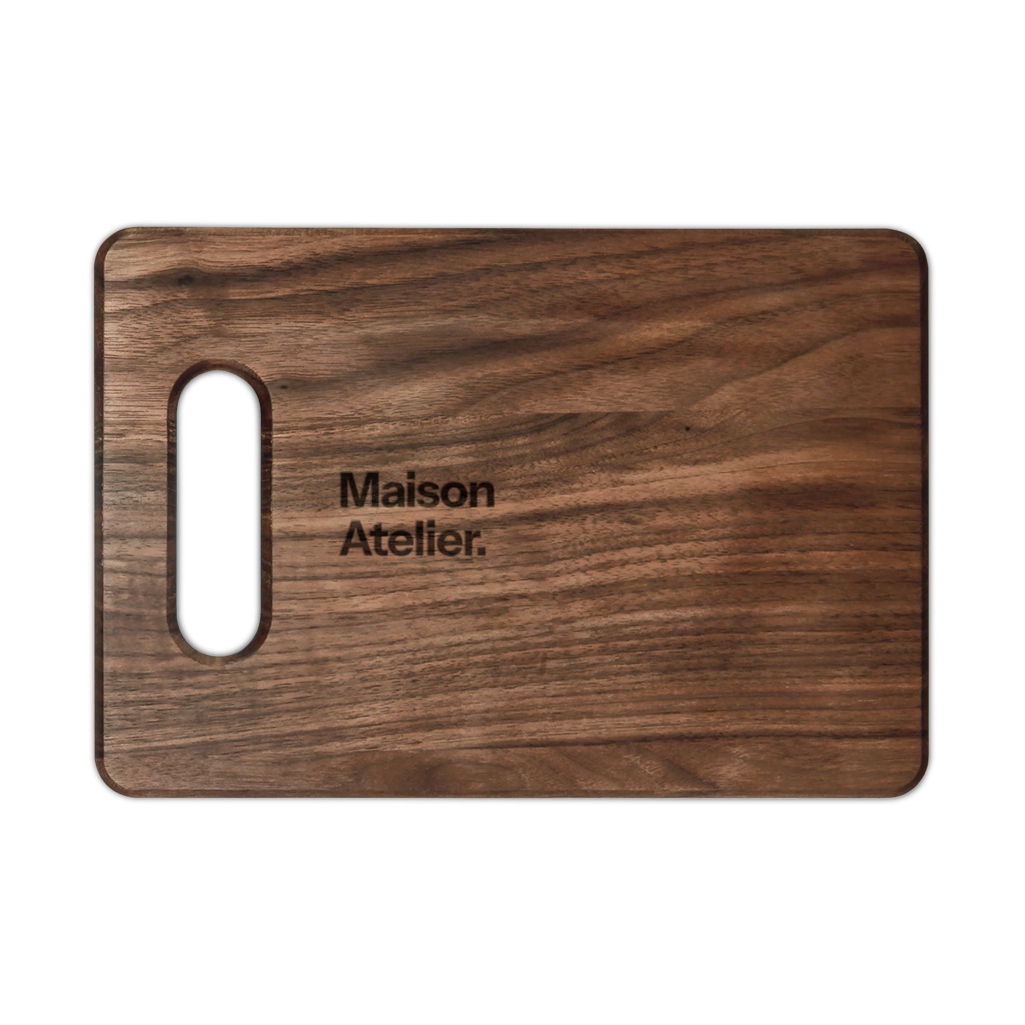 Maison Atelier. Engraved Maple Cutting Board — 'Maison Atelier' Wooden Serving & Prep Board