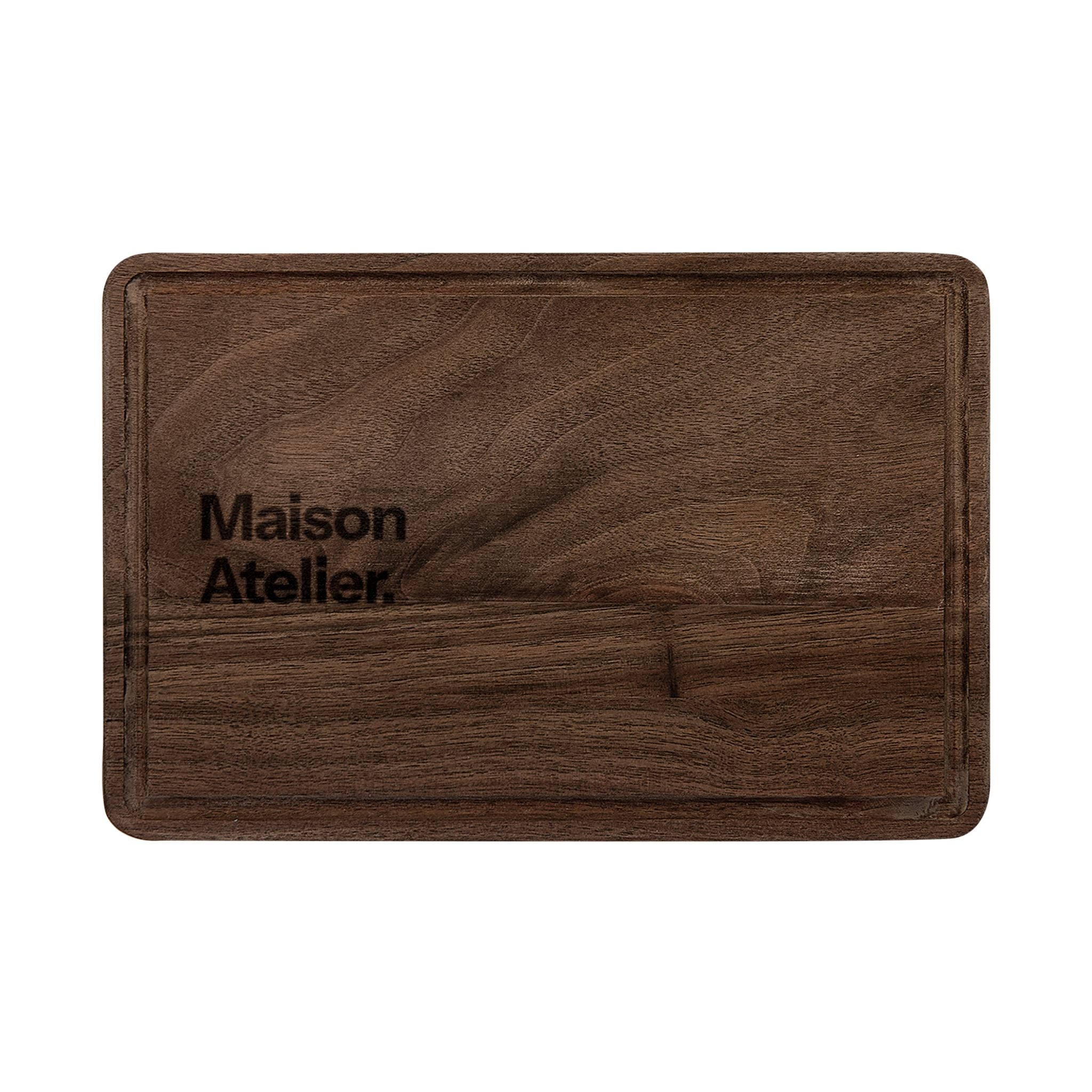 Maison Atelier. Engraved Maple Cutting Board — 'Maison Atelier' Wooden Serving & Prep Board